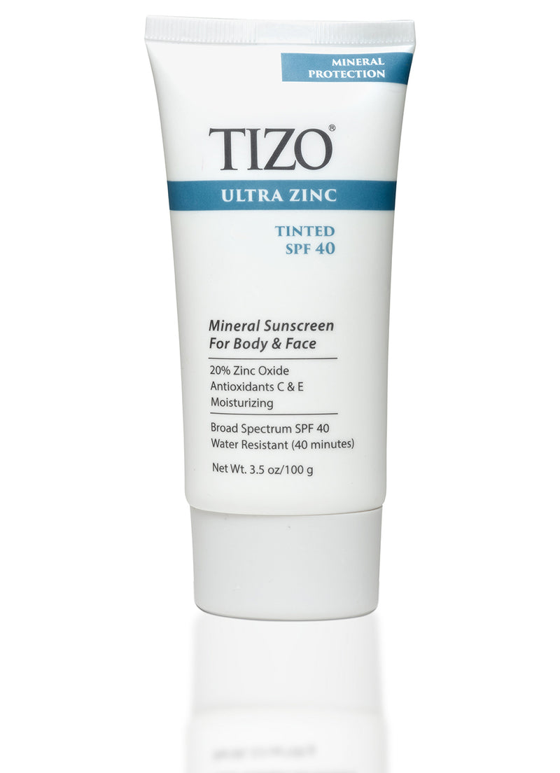Ultra Zinc Body & Face Sunscreen SPF 40- Tinted